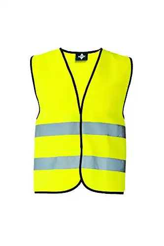 Warnweste Korntex Standard mit schwarzem Saum, Größe L