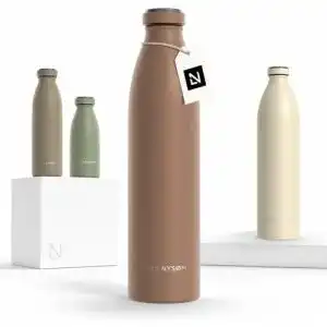 Trinkflasche Edelstahl LARS NYSØM Edelstahl Trinkflasche 350ml
