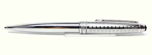 Montblanc Meisterstück Solitaire Edelstahl Kugelschreiber 164