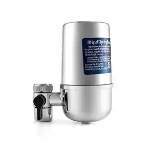 Wasserfilter Wasserhahn QWORK mit Filterkartuschen für Zuhause