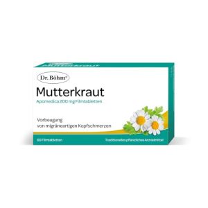 Mutterkraut Dr. Böhm 200 mg: Pflanzliche Prophylaxe bei Migräne