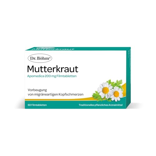 Mutterkraut Dr. Böhm 200 mg: Pflanzliche Prophylaxe bei Migräne