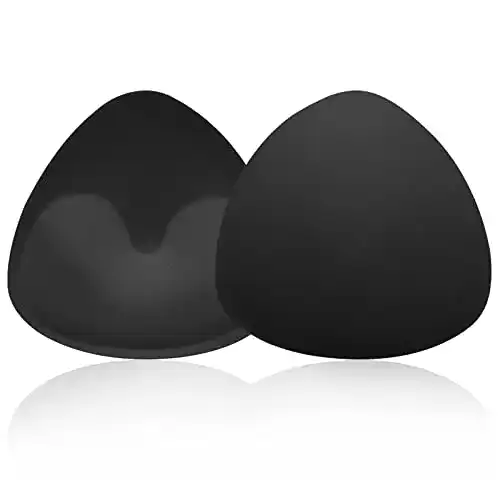 BH-Einlagen Wllhyf Dreieckige BH-Pads in Schwarz, Einheitsgröße