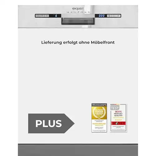 Teilintegrierter Geschirrspüler von Exquisit im Vergleich