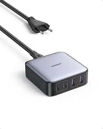 Ugreen Nexode 65W USB C Ladegerät mit 4 Ports für verschiedene Geräte
