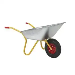 Ravendo Schubkarre mit Vollgummirad für Garten und Baustelle