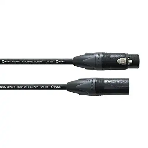 XLR-Kabel Cordial 2,5 m für Mikrofone und Audioanwendungen