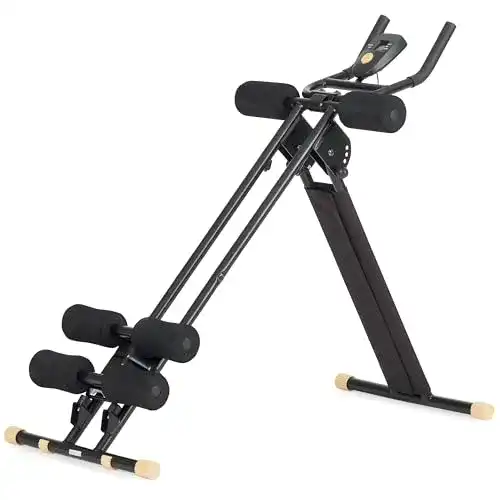 Bauchtrainer SportPlus für zuhause klappbar – Bauchmuskeltrainer