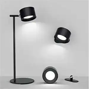 Akku Tischlampe Feallive LED Dimmbar mit 360° Rotation