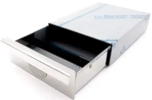 Sudschublade ECM Kaffee aus poliertem Edelstahl