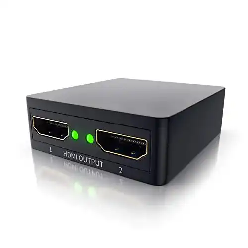 HDMI-Splitter CSL Computer 4K UHD 2-Port HDMI Umschalter