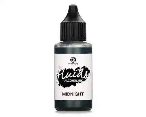 Alcohol Ink 30ml Fluids Midnight für Fluid Art und Resin Art