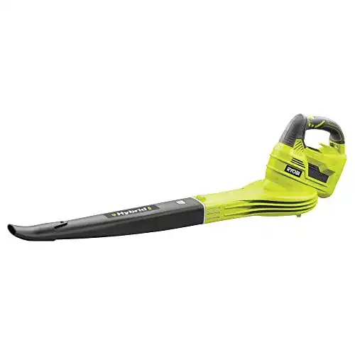 Akku-Laubbläser Ryobi Hybrid-Laubbläser OBL1820H für Akku- und Kabelbetrieb