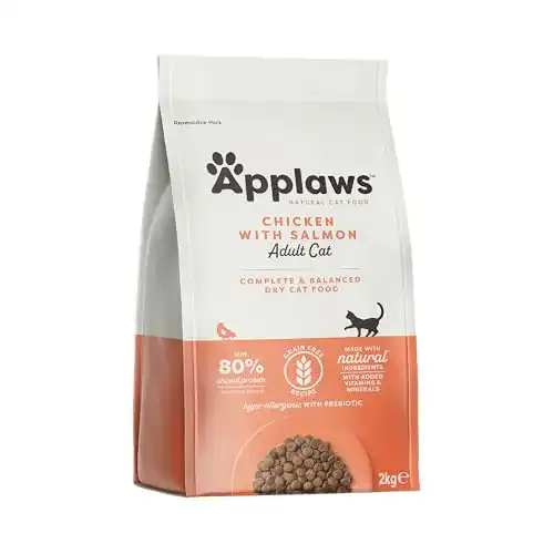 Applaws Katzentrockenfutter für Erwachsene – Hühnchen und Lachs
