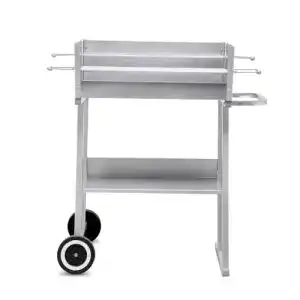 Tepro Holzkohlegrill Grillwagen Pasadena mit Grillfläche 58 x 41 cm