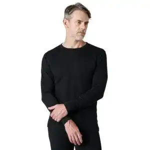 Merino Langarmshirt für Herren von LAPASA aus 100% Merinowolle