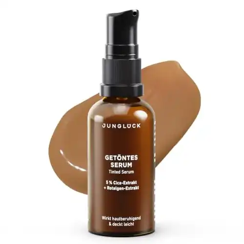 Getöntes Serum Gesicht von Junglück Vegan und pflegend