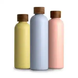 Edelstahl Trinkflasche 1 Liter ohne Plastik von T&N