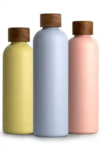 Edelstahl Trinkflasche 1 Liter ohne Plastik von T&N
