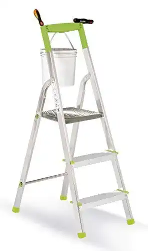 Trittleiter 3 Stufen Casabriko 11033 aus Aluminium für Haushalte