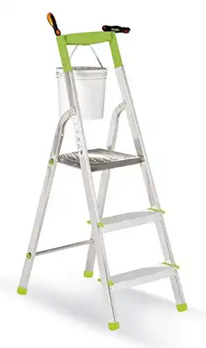 Trittleiter 3 Stufen Casabriko 11033 aus Aluminium für Haushalte