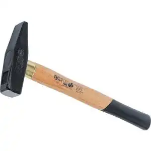 Schlosserhammer BGS 854, Holz-Stiel, DIN 1041, 500 g