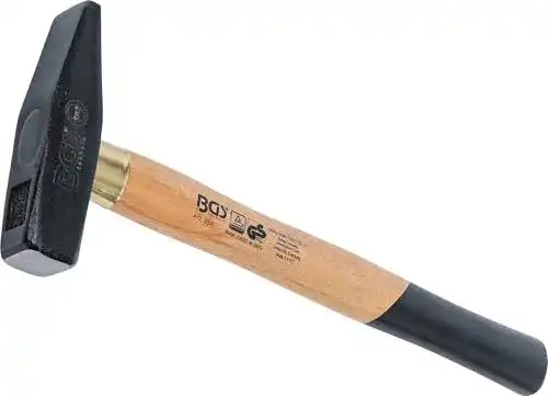 Schlosserhammer BGS 854, Holz-Stiel, DIN 1041, 500 g