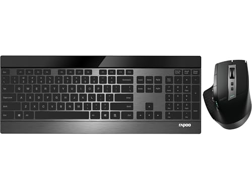 Kabelloses Tastatur und Maus Set Rapoo 9900M mit DE-Layout