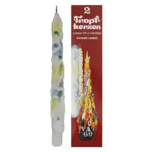 Tropfkerzen 3er Pack Hädicke bunt, Länge ca. 25 cm