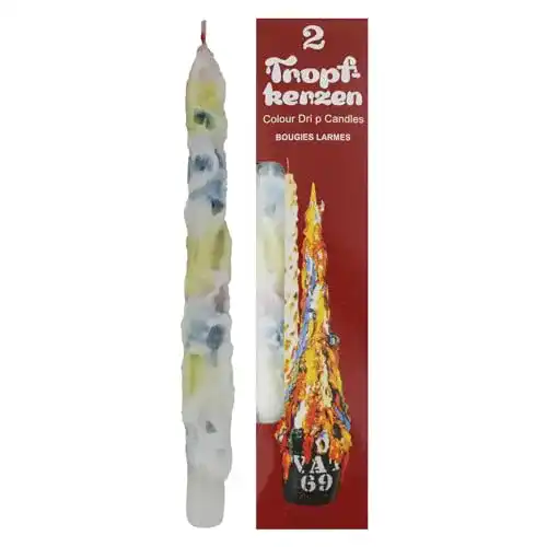 Tropfkerzen 3er Pack Hädicke bunt, Länge ca. 25 cm