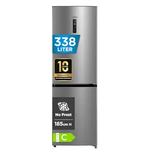 Kühl-Gefrierkombination Midea MERB345MGC02 mit No Frost