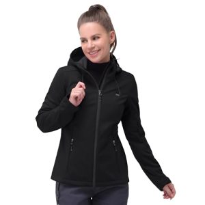 Laufjacke Damen Softshelljacke wasserdicht winddicht für Aktivitäten
