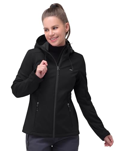 Laufjacke Damen Softshelljacke wasserdicht winddicht für Aktivitäten