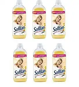 Softlan Weichspüler 6er Vorratspack 1 Liter Vanille und Orchidee