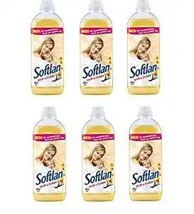 Softlan Weichspüler 6er Vorratspack 1 Liter Vanille und Orchidee