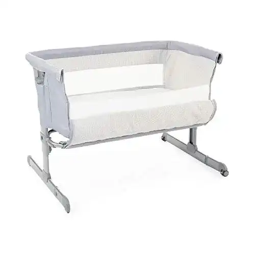 Beistellbett Chicco Next2Me Essential in Hellgrau Pearl