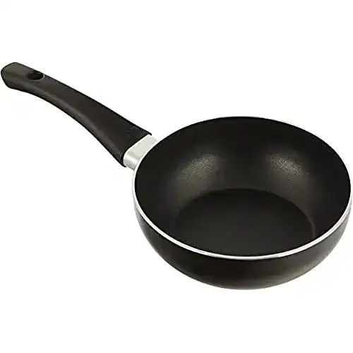 Mini-Wok IBILI INDUBASIC 16 cm aus Edelstahl in Schwarz