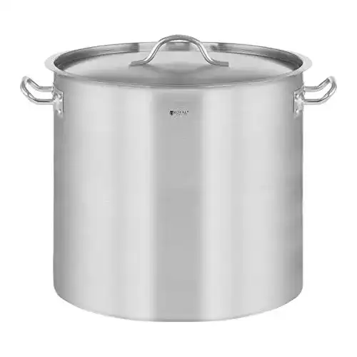 Edelstahltopf 28 cm von Royal Catering für Induktionsherde