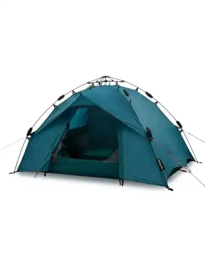 Qeedo Quick Ash Campingzelt für 2 Personen mit schnellem Aufbausystem
