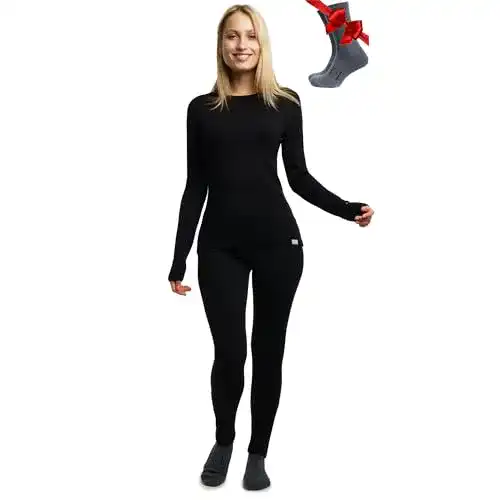 Merino Unterwäsche Damen Merino.tech Baselayer Set für Damen