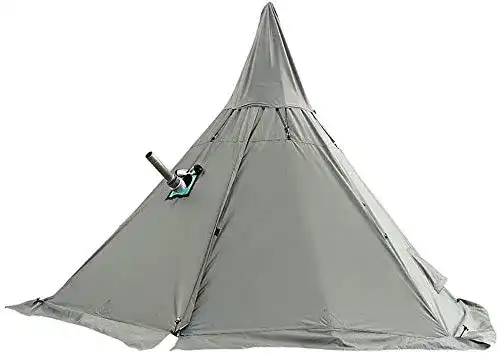 Tipi Zelt für 4 Jahreszeiten Wasserdichtes Camping Zelt mit Kaminloch