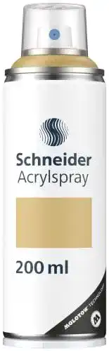 Goldspray Schneider Paint-It 030 DIY Acryllack – hochdeckende Sprühfarbe