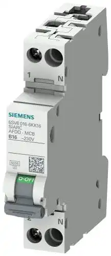 Brandschutzschalter Siemens 5SV60166KK17 – LS-Kombi 6kA B16