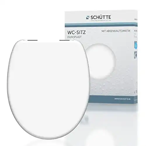 WC-Sitz mit Absenkautomatik von Schütte aus Duroplast