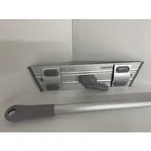 Fliesenwischer Prowin Mr. Flexible in Silber-Grau mit Teleskopstange