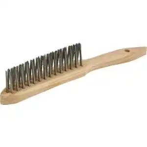 Kehlnahtbürste Osborn 3162133, 3-Reihen glatt aus Stahldraht