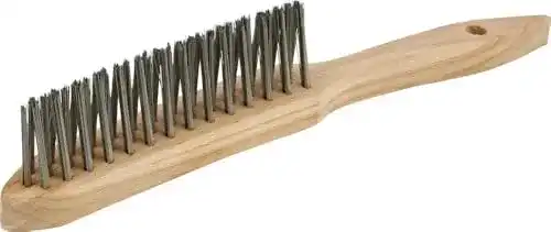 Kehlnahtbürste Osborn 3162133, 3-Reihen glatt aus Stahldraht