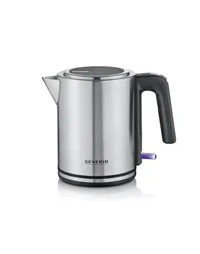 Severin Wasserkocher 1L mit Wasserstandsanzeige und Kalkfilter