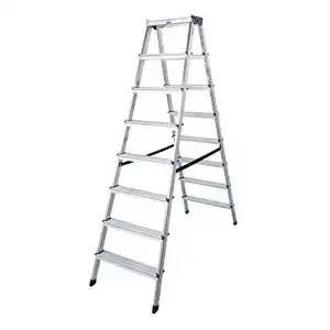 Krause Doppelleiter Dopplo, 2 x 8 Stufen, 120373