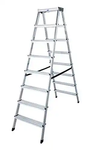Krause Doppelleiter Dopplo, 2 x 8 Stufen, 120373